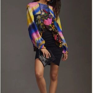 Bl-nk Miranda Peasant Blouse S Anthro